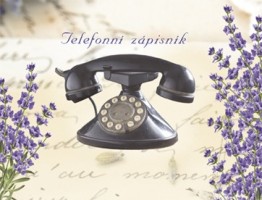 Telefonní zápisník - lamino 1 - TZ009-1