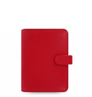 Diář Filofax Saffiano - kapesní - červená - 022471