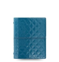 Diář Filofax Domino Luxe - kapesní - teal - 027993