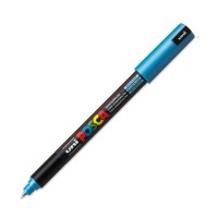Akrylový popisovač Posca PC-1MR - 0,7 mm - metal modrý - P289892000