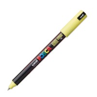 Akrylový popisovač Posca PC-1MR - 0,7 mm - pastel. žlutá (P2) - P289900000