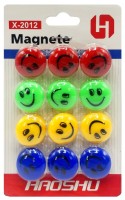 Dekorační magnety - Smile - 12 ks - PK19-20