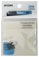 Samolepicí bloček - průhledný - 76 x 76 mm - 50 ks - PK55-20