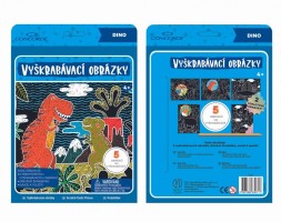 Vyškrabávací obrázky Concorde - Dino - A473