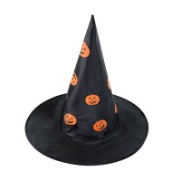 Dětský čarodějnický klobouk s dýněmi - 222052
