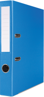 Pákový pořadač Basic, A4/50 mm, PP, kovová lišta, modrý - U21024121-01
