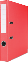 Pákový pořadač Basic, A4/50 mm, PP, kovová lišta, červený - U21024121-04