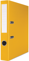 Pákový pořadač Basic, A4/50 mm, PP, kovová lišta, žlutý - U21024121-06