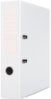 Pákový pořadač Basic, A4/75 mm, PP, kovová lišta, bílý U21024221-14