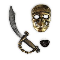 Pirátská sada s maskou - 3 ks - 212688