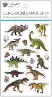 Plastické samolepky - dinosauři - 10,5 x 19 cm - 15136