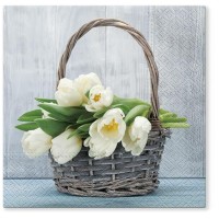 Ubrousky TeTe L - Tulips in the Basket - TL700800