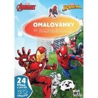 Omalovánky A4 se samolepkami - Marvel - 3851-9