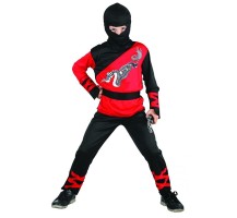 Dětský kostým - DRAGON NINJA - vel. M (120–130 cm)