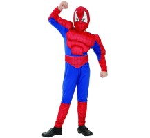 Dětský kostým - Spider Hero - vel. L (130–140 cm)