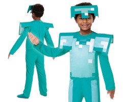 Dětský kostým - MINECRAFT Armor - vel. M (122-125 cm)