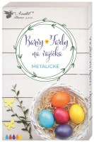 Gelové barvy na vajíčka - metalické - 5 ks v balení - 7742