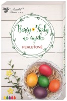 Gelové barvy na vajíčka - perleťové - 5 ks v balení - 7744