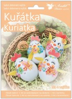 Sada k dekorování vajíček - kuřátka - 7757


