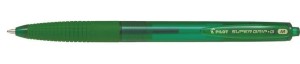 Kuličkové pero - Pilot SuperGrip-G - 1.0 - zelená - 2044-104
