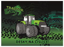 Desky na číslice - Traktor - 3-93720