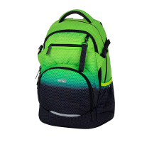 Školní batoh OXY Ombre - Black/Green - 9-78424









