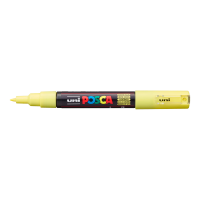 Akrylový popisovač Posca PC-1M - 0,7–1 mm - pastel. žlutý