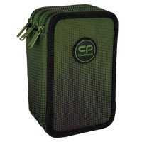 Třípatrový vybavený penál JUMPER 3 - Gradient Grass - F067757