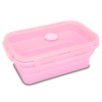 Silikonový svačinový box CoolPack - Powder pink - 800 ml - Z12647