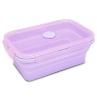 Silikonový svačinový box CoolPack - Powder purple - 800 ml - Z12648