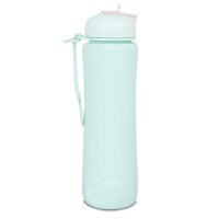 Silikonová lahev CoolPack PUMP - Powder mint - Z14645 