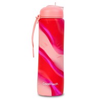 Silikonová lahev CoolPack PUMP - girls pink - Z14771