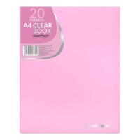 Katalogová kniha A4 - 20 listů - pastel - růžová - 81810