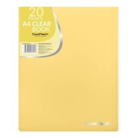 Katalogová kniha A4 - 20 listů - pastel - žlutá - 81827