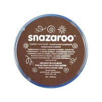 Barva na obličej Snazaroo - hnědá - 18 ml - 988