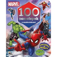 100 samolepek s omalovánkami - Marvel - 3874-8