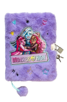 Plyšový zápisník se zámkem - Monster High - M/61433