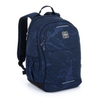 Studentský batoh Topgal -  Modré žíhání - RUBI 24033