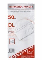 Obálka samolepicí DL s okénkem - 50 ks