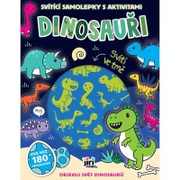 Svítící samolepky s aktivitami - Dinosauři - 3961-5