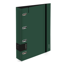 Pořadač A4 foam - 4 kroužky - VERDE zelená - 2-686