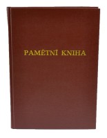 Pamětní kniha 200 listů - červená