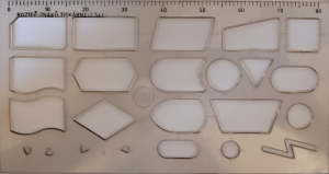 Šablona vývojových diagramů Logarex 25518-S