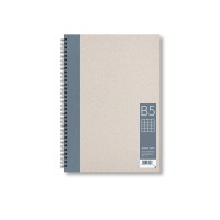 Zápisník BOBO B5 - čtverec - šedý - 50 listů - 31488