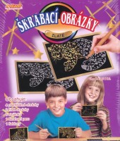 Škrabací obrázky - zlaté - SCC-CB100