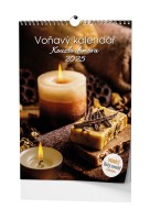 Nástěnný voňavý kalendář 2025 - Kouzlo domova - BNV5-25
