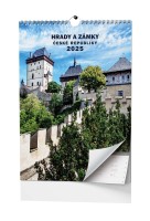 Nástěnný kalendář 2025 - Hrady a zámky České republiky - BNS1-25  