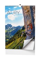 Nástěnný kalendář - Alpy - BNF8-25