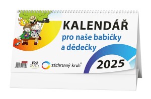 Stolní kalendář 2025 - Kalendář pro naše babičky a dědečky - BSE4-25
