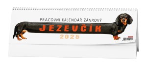 Stolní pracovní kalendář ŽÁNROVÝ 2025 - Jezevčík - BSB4-25